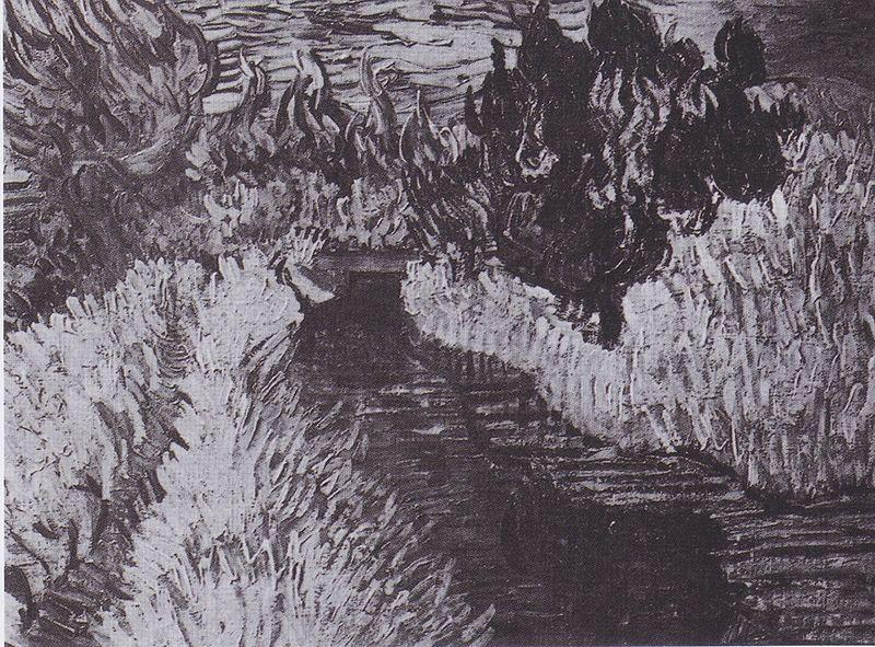 Vincent Van Gogh River landscape oil painting image